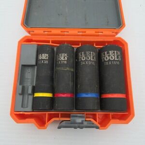 Klein Tools 66040 2-in-1 Impact Socket Set, 5-Piece‎